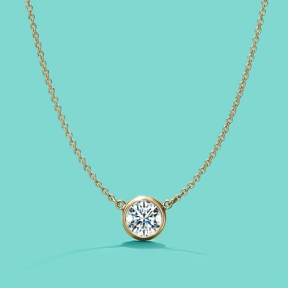 Tiffany & Co. Jewelry - Tiffany 18k Diamonds By The Yard Necklace Pendant